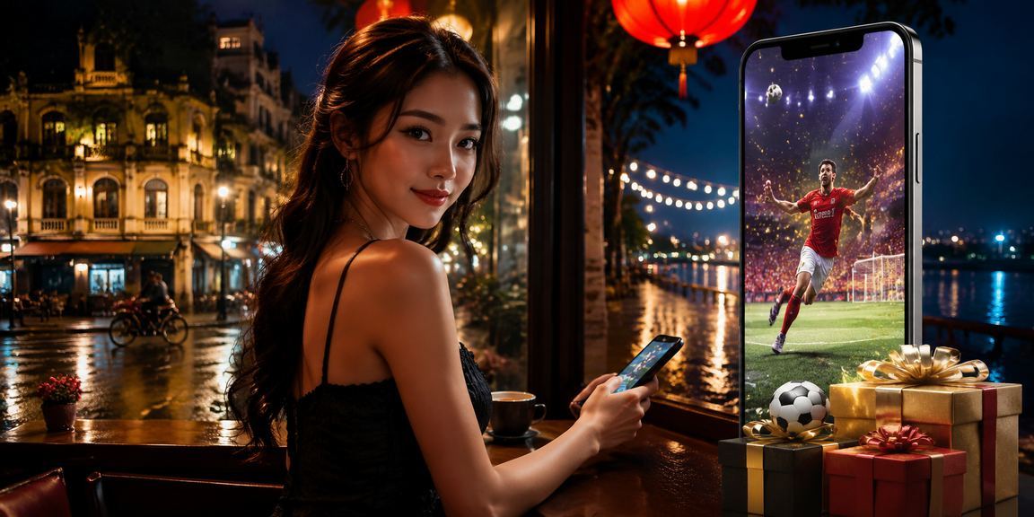 Người dùng Hà Nội theo dõi kết quả cược bóng đá tại quán cà phê
