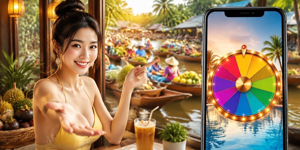 Người chơi Roulette tại không gian cà phê khu vực Mekong
